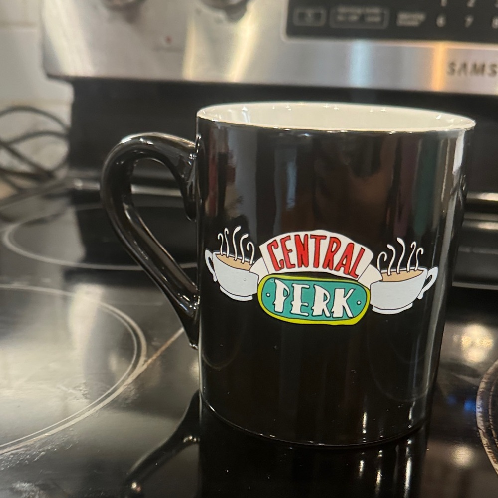 Central Perk Black Coffee Mug